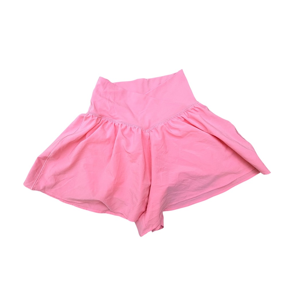 Offline by Aerie Real Me Crossover Flowy Skort Pink XXS Athletic Tennis Skirt